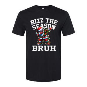 Funny Christmas Santa Xmas Rizz The Season Bruh Softstyle CVC T-Shirt