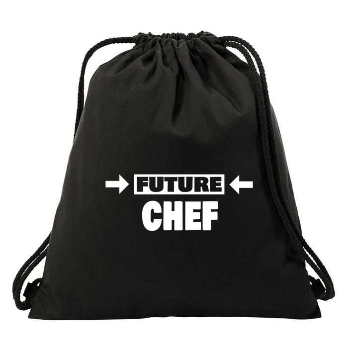 Future Chef Saying Funny Chef Meaningful Gift Drawstring Bag