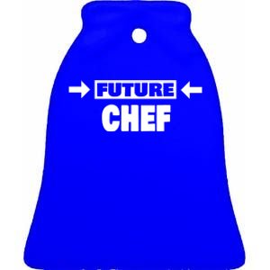 Future Chef Saying Funny Chef Meaningful Gift Ceramic Bell Ornament