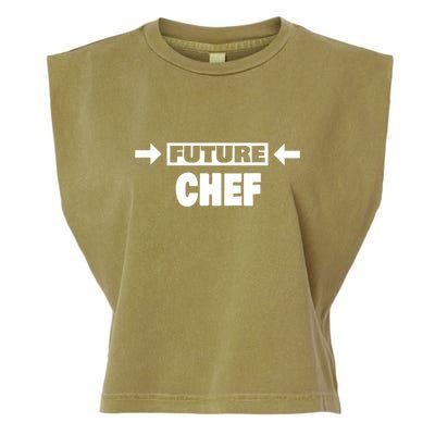 Future Chef Saying Funny Chef Meaningful Gift Garment-Dyed Women's Muscle Tee