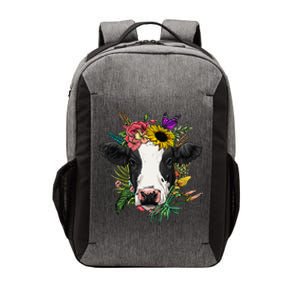 Floral Cow Spring Nature Lovers Vector Backpack