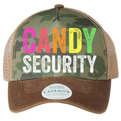 Funny Candy Security Halloween Costume Legacy Tie Dye Trucker Hat