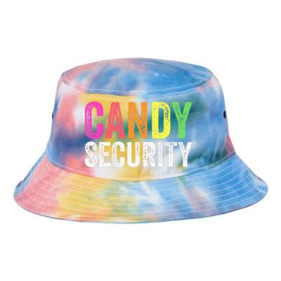 Funny Candy Security Halloween Costume Tie Dye Newport Bucket Hat