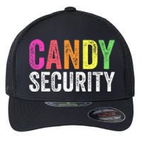 Funny Candy Security Halloween Costume Flexfit Unipanel Trucker Cap