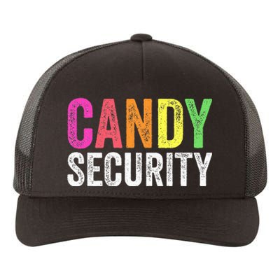 Funny Candy Security Halloween Costume Yupoong Adult 5-Panel Trucker Hat