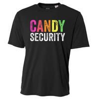 Funny Candy Security Halloween Costume Cooling Performance Crew T-Shirt