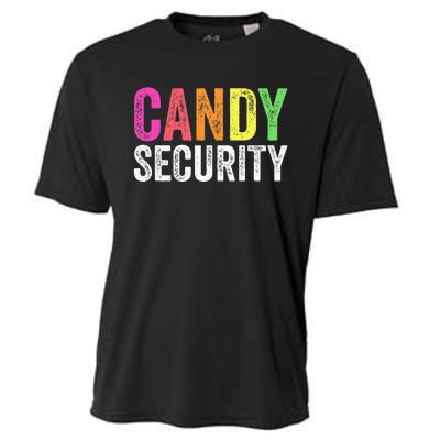 Funny Candy Security Halloween Costume Cooling Performance Crew T-Shirt