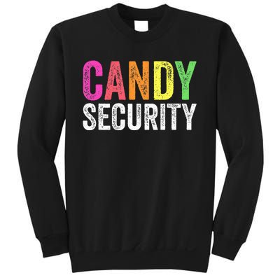 Funny Candy Security Halloween Costume Sweatshirt