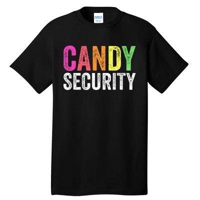 Funny Candy Security Halloween Costume Tall T-Shirt