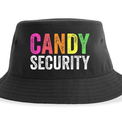 Funny Candy Security Halloween Costume Sustainable Bucket Hat