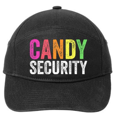 Funny Candy Security Halloween Costume 7-Panel Snapback Hat