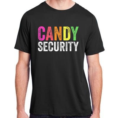 Funny Candy Security Halloween Costume Adult ChromaSoft Performance T-Shirt