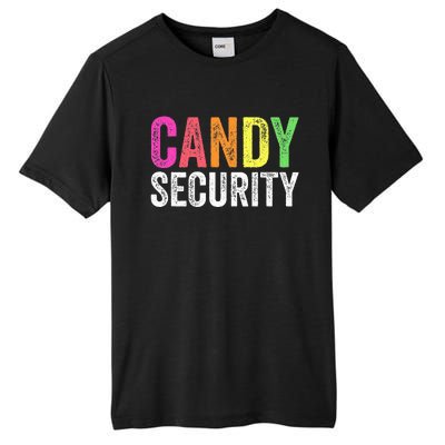 Funny Candy Security Halloween Costume Tall Fusion ChromaSoft Performance T-Shirt