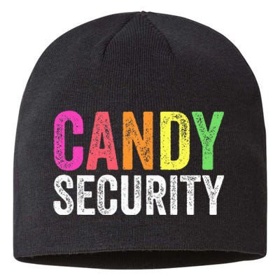 Funny Candy Security Halloween Costume Sustainable Beanie