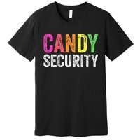 Funny Candy Security Halloween Costume Premium T-Shirt