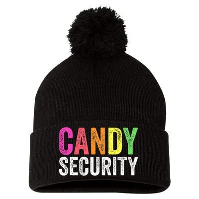 Funny Candy Security Halloween Costume Pom Pom 12in Knit Beanie