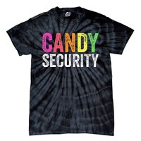 Funny Candy Security Halloween Costume Tie-Dye T-Shirt