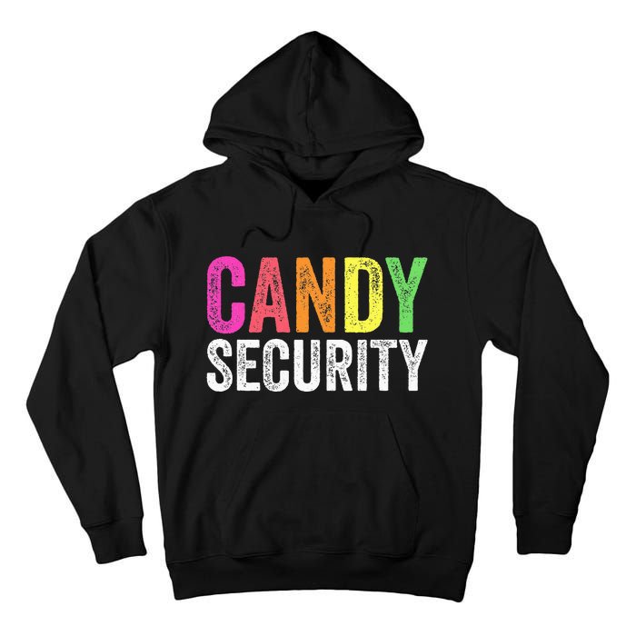 Funny Candy Security Halloween Costume Tall Hoodie