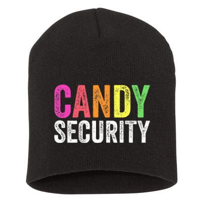 Funny Candy Security Halloween Costume Short Acrylic Beanie