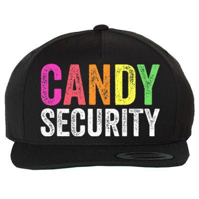 Funny Candy Security Halloween Costume Wool Snapback Cap