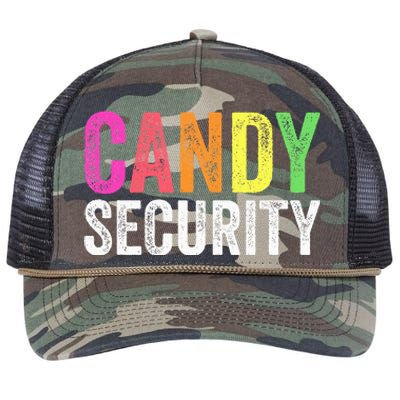 Funny Candy Security Halloween Costume Retro Rope Trucker Hat Cap