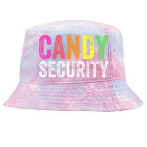 Funny Candy Security Halloween Costume Tie-Dyed Bucket Hat