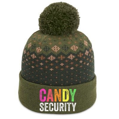 Funny Candy Security Halloween Costume The Baniff Cuffed Pom Beanie