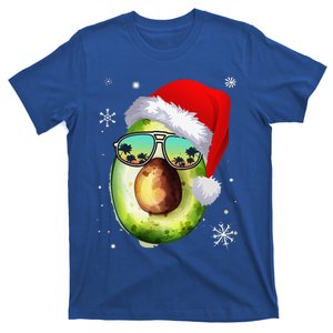 Funny Christmas Santa Avocado Fruit Vegan Lover T-Shirt