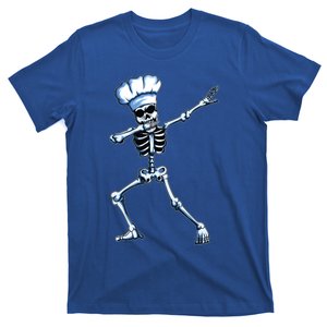 Funny Chef Skeleton Dabbing Cook Cooking Hat Hobby Cooking Funny Gift T-Shirt