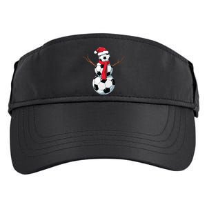 Funny Christmas Soccer Balls Santa Snowman Santa Hat Player Adult Drive Performance Visor