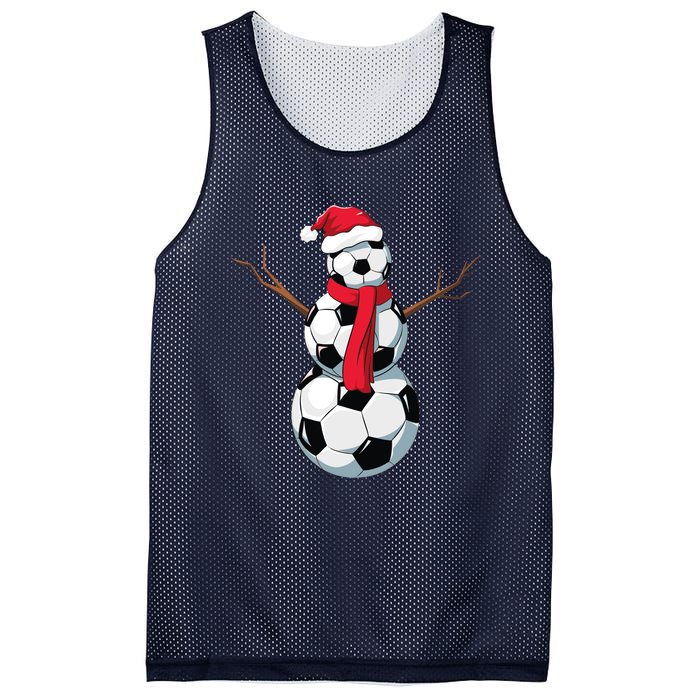 Funny Christmas Soccer Balls Santa Snowman Santa Hat Player Mesh Reversible Basketball Jersey Tank