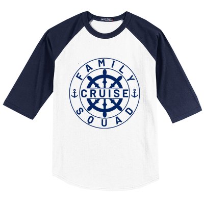 Family Cruise Squad Cruise Family And Group Cruise Ship Gift Baseball Sleeve Shirt