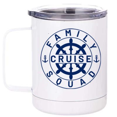 Family Cruise Squad Cruise Family And Group Cruise Ship Gift 12 oz Stainless Steel Tumbler Cup