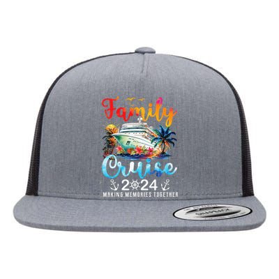 Family Cruise Ship Vacation Trip 2024 Family Cruise Matching Flat Bill Trucker Hat