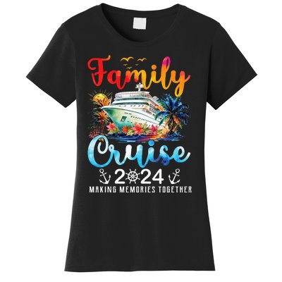 Family Cruise Ship Vacation Trip 2024 Family Cruise Matching Women's T-Shirt