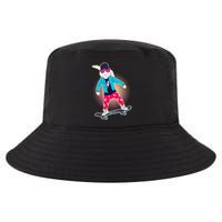 Funny Cool Skateboarding Easter Bunny Rabbit Cool Comfort Performance Bucket Hat