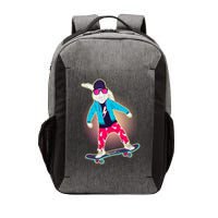 Funny Cool Skateboarding Easter Bunny Rabbit Vector Backpack