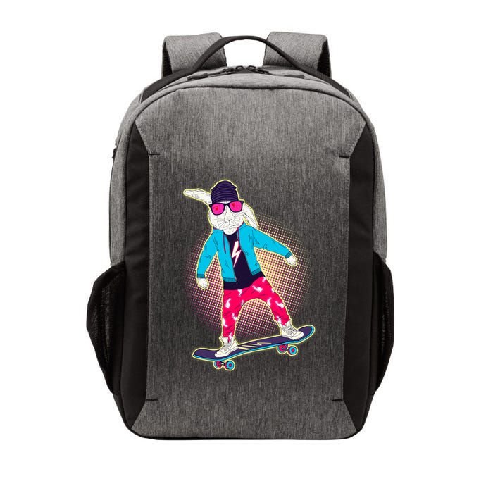 Funny Cool Skateboarding Easter Bunny Rabbit Vector Backpack