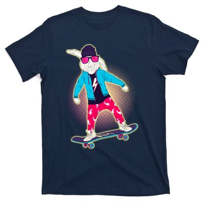 Funny Cool Skateboarding Easter Bunny Rabbit T-Shirt