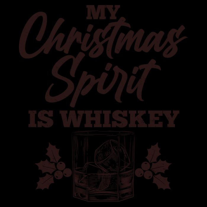 Funny Christmas Spirit Is Whiskey Mug
