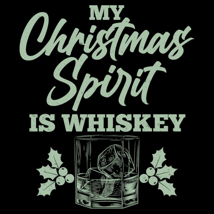 Funny Christmas Spirit Is Whiskey Zip Tote Bag
