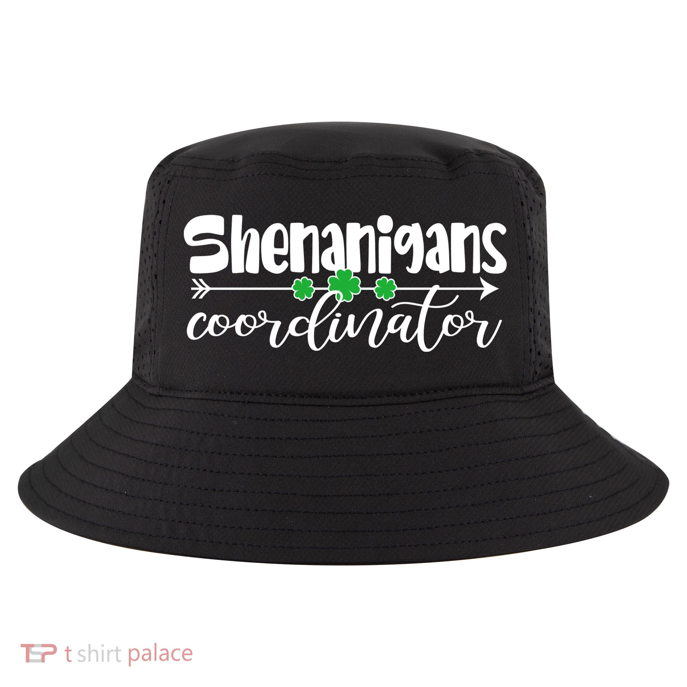Funny Cute St Patricks Day Shenanigans Coordinator Cool Comfort Performance Bucket Hat
