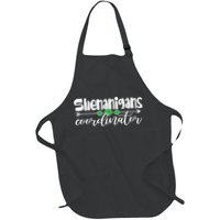 Funny Cute St Patricks Day Shenanigans Coordinator Apron