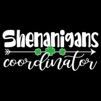 Funny Cute St Patricks Day Shenanigans Coordinator Apron