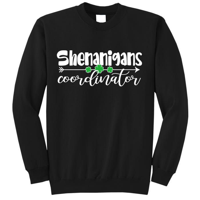 Funny Cute St Patricks Day Shenanigans Coordinator Sweatshirt