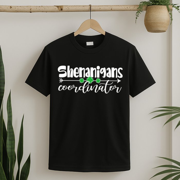 Funny Cute St Patricks Day Shenanigans Coordinator T-Shirt