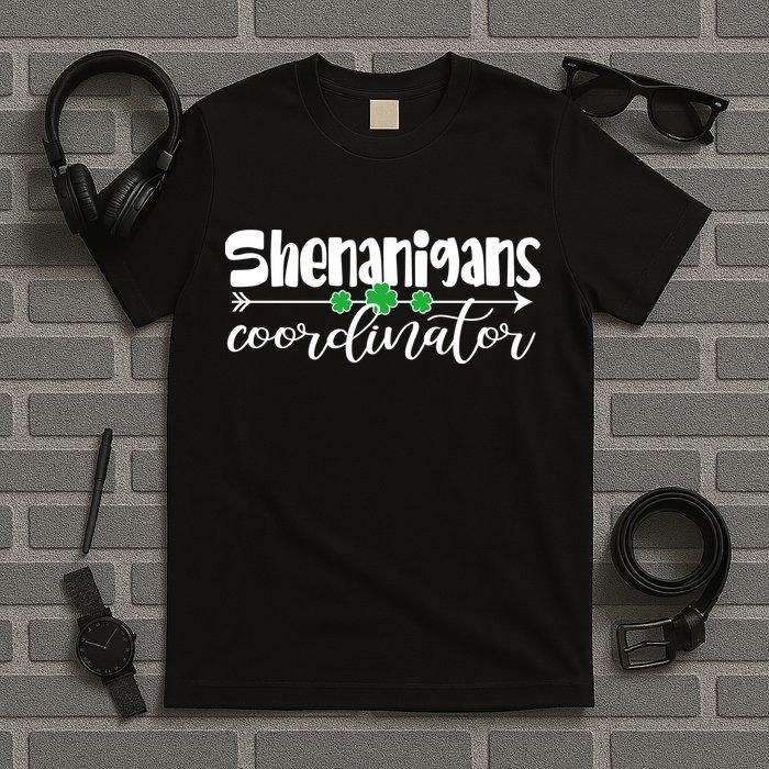 Funny Cute St Patricks Day Shenanigans Coordinator T-Shirt