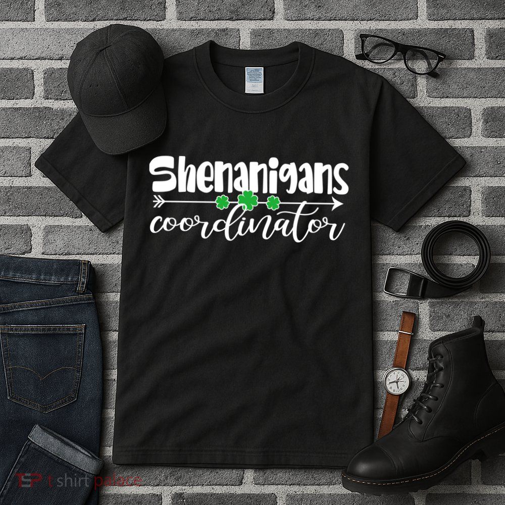 Funny Cute St Patricks Day Shenanigans Coordinator Tall T-Shirt