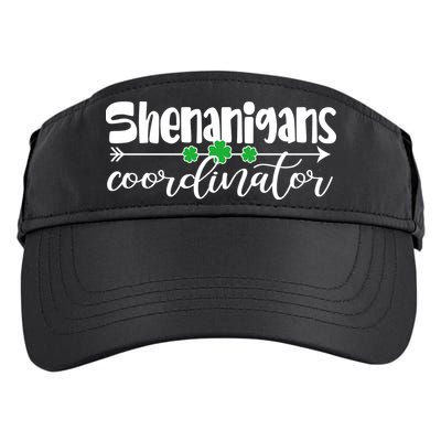 Funny Cute St Patricks Day Shenanigans Coordinator Adult Drive Performance Visor