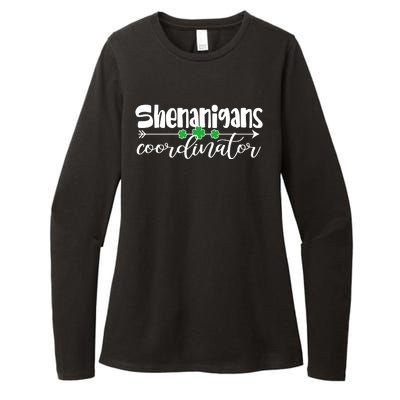 Funny Cute St Patricks Day Shenanigans Coordinator Womens CVC Long Sleeve Shirt